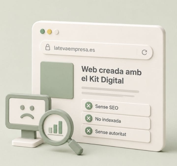 Tens web del Kit Digital i no apareixes a Google? El kit digital SEO no és suficient