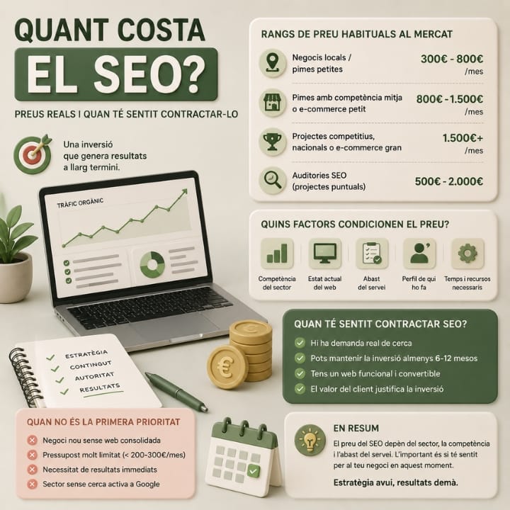 Quant costa el SEO? - Circell